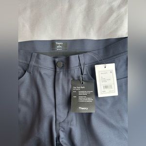 Theory Tech Rafi Slim pants in dark blue
